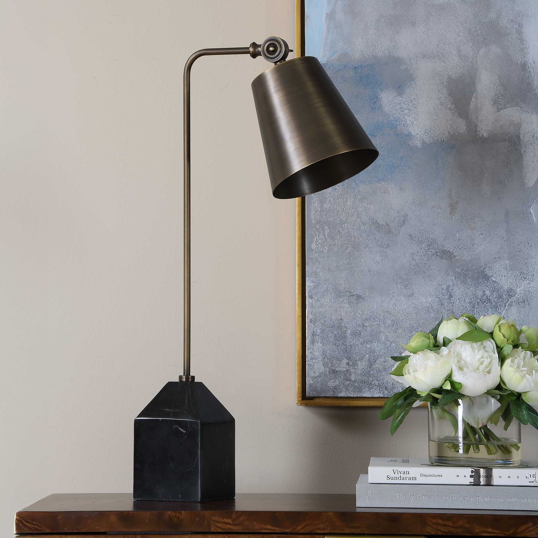 Hutchinson Bronze Desk Lamp