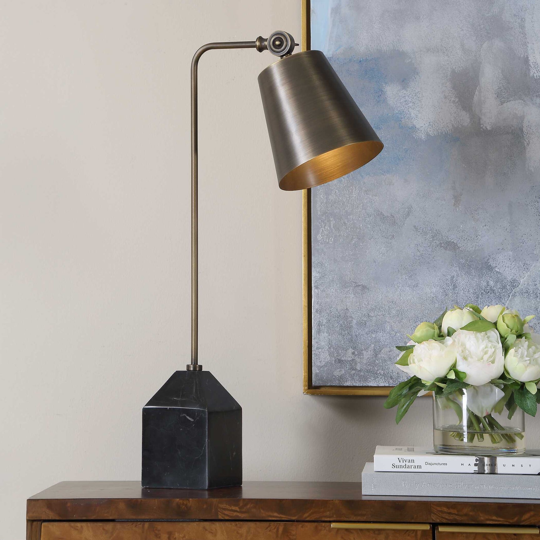 Hutchinson Bronze Desk Lamp