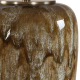 Torrence Brown/White Glazed Table Lamp