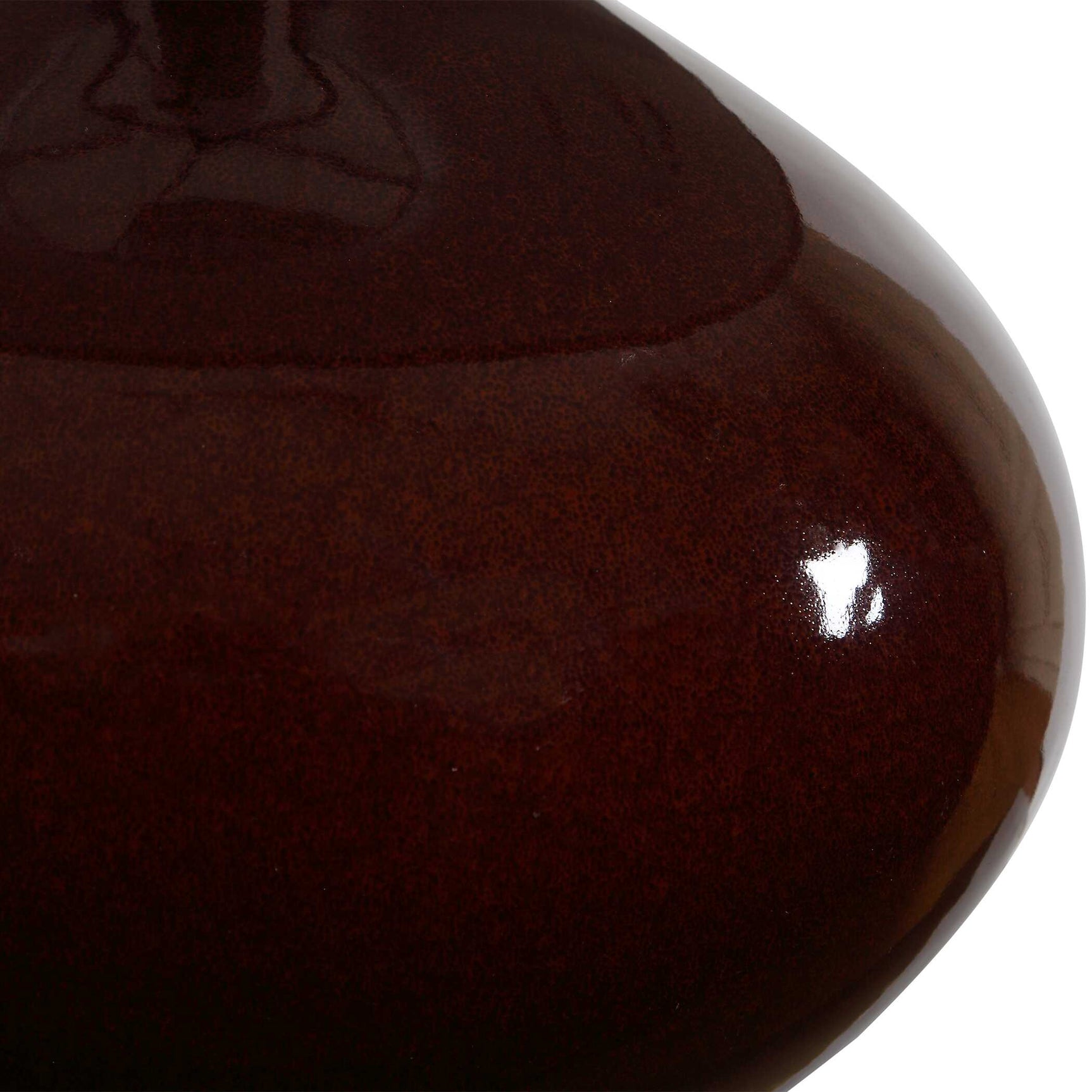 Allemand Ruby Red Glaze Table Lamp