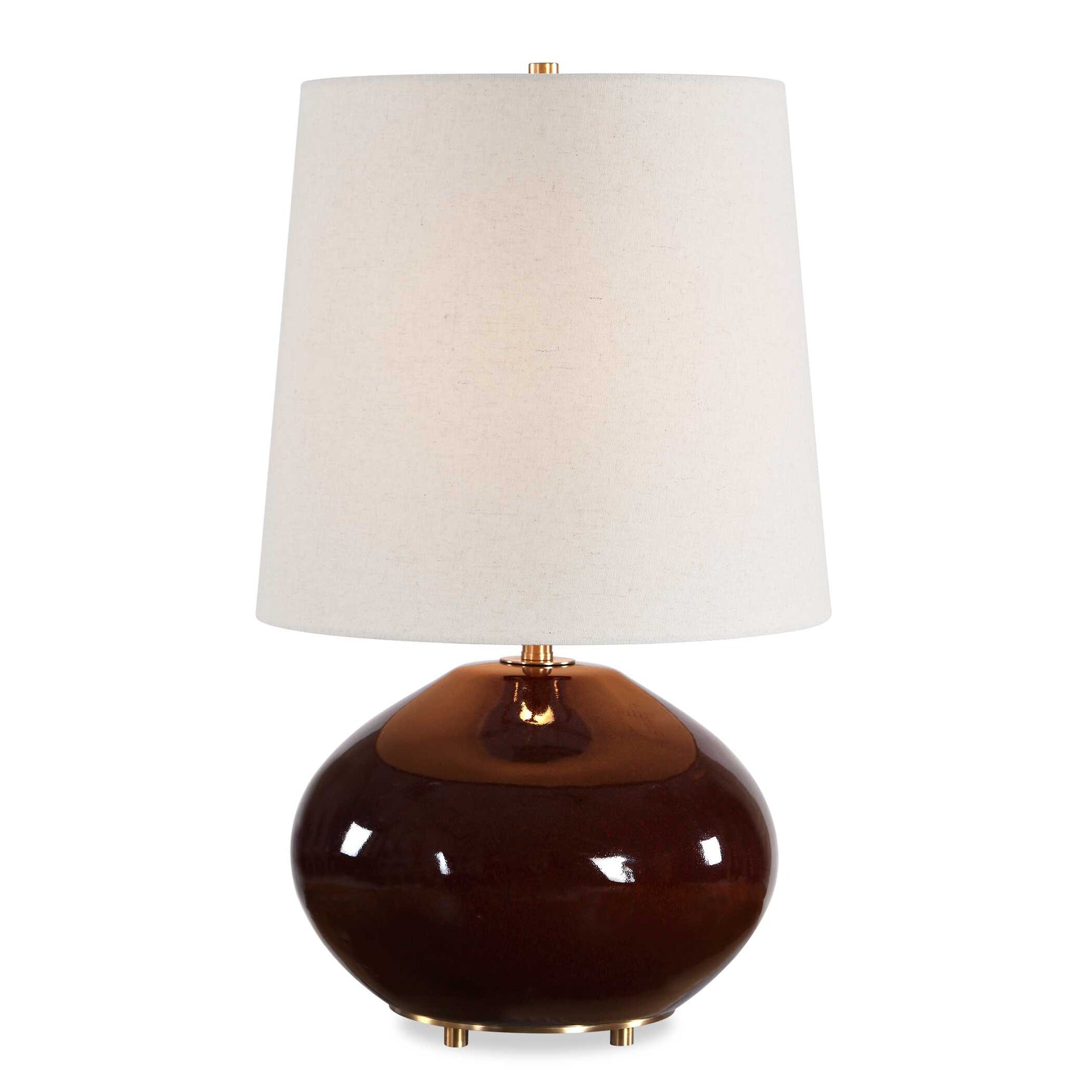 Allemand Ruby Red Glaze Table Lamp
