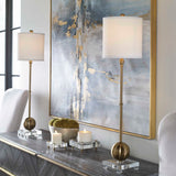 Laton Brass Buffet Lamp