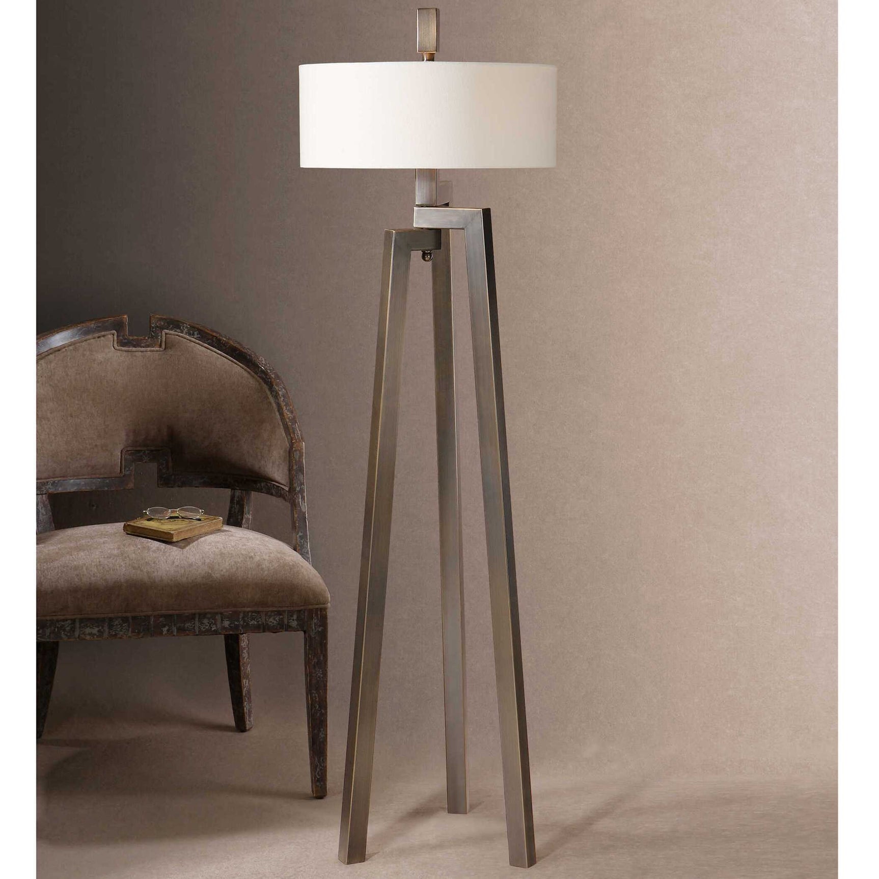 Mondovi Bronze Modern Floor Lamp