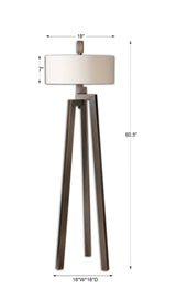 Mondovi Bronze Modern Floor Lamp