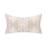 LN Abbey Mocha Cream/Ivory 14x26 Throw Pillow (Set of 2) - Ornate Home