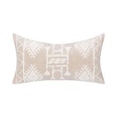 LN Abbey Mocha Cream/Ivory 14x26 Throw Pillow (Set of 2) - Ornate Home