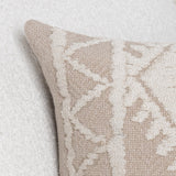 LN Abbey Mocha Cream/Ivory 14x26 Throw Pillow (Set of 2) - Ornate Home