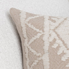LN Abbey Mocha Cream/Ivory 14x26 Throw Pillow (Set of 2) - Ornate Home