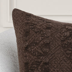 LN Abbey Sierra Brown 22x22 Throw Pillow (Set of 2) - Ornate Home