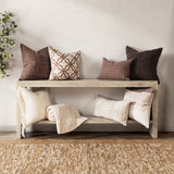 LN Abbey Sierra Brown 22x22 Throw Pillow (Set of 2) - Ornate Home