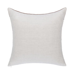 LN Bikram Ivory/Mocha Cream 22x22 Throw Pillow (Set of 2) - Ornate Home