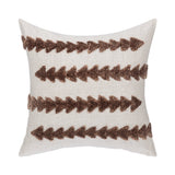 LN Essay Frothed Brown 22x22 Throw Pillow (Set of 2) - Ornate Home