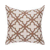 LN Mullan Frothed Brown 22x22 Throw Pillow (Set of 2) - Ornate Home