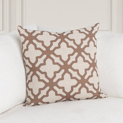 LN Mullan Frothed Brown 22x22 Throw Pillow (Set of 2) - Ornate Home