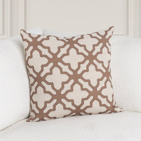 LN Mullan Frothed Brown 22x22 Throw Pillow (Set of 2) - Ornate Home