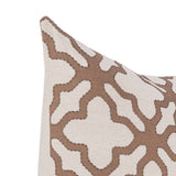 LN Mullan Frothed Brown 22x22 Throw Pillow (Set of 2) - Ornate Home