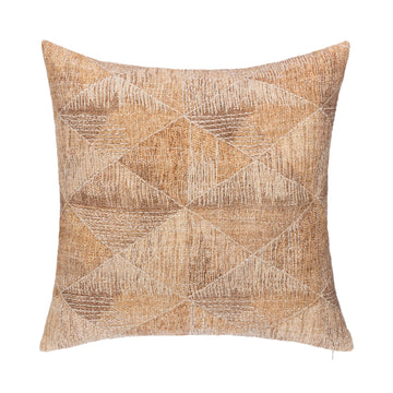 LN Rev Caramel 22x22 Throw Pillow - Ornate Home