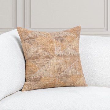 LN Rev Caramel 22x22 Throw Pillow - Ornate Home