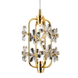 Daisy Gold 20" Crystal LED Chandelier