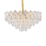 Orlisse Gold 18-Light Acrylic Chandelier