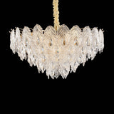 Orlisse Gold 18-Light Acrylic Chandelier