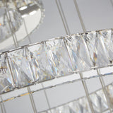 Galaxy Chrome Modern 49" Crystal Chandelier