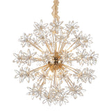 Bouquet Gold 10-Light Round Crystal Chandelier