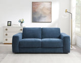Chesney Dark Blue Sofa w/ Queen-Size Sleeper