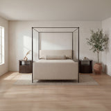 Viola Beige Queen Bed