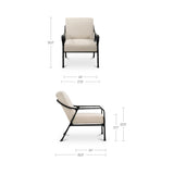Rowe Beige Accent Chair