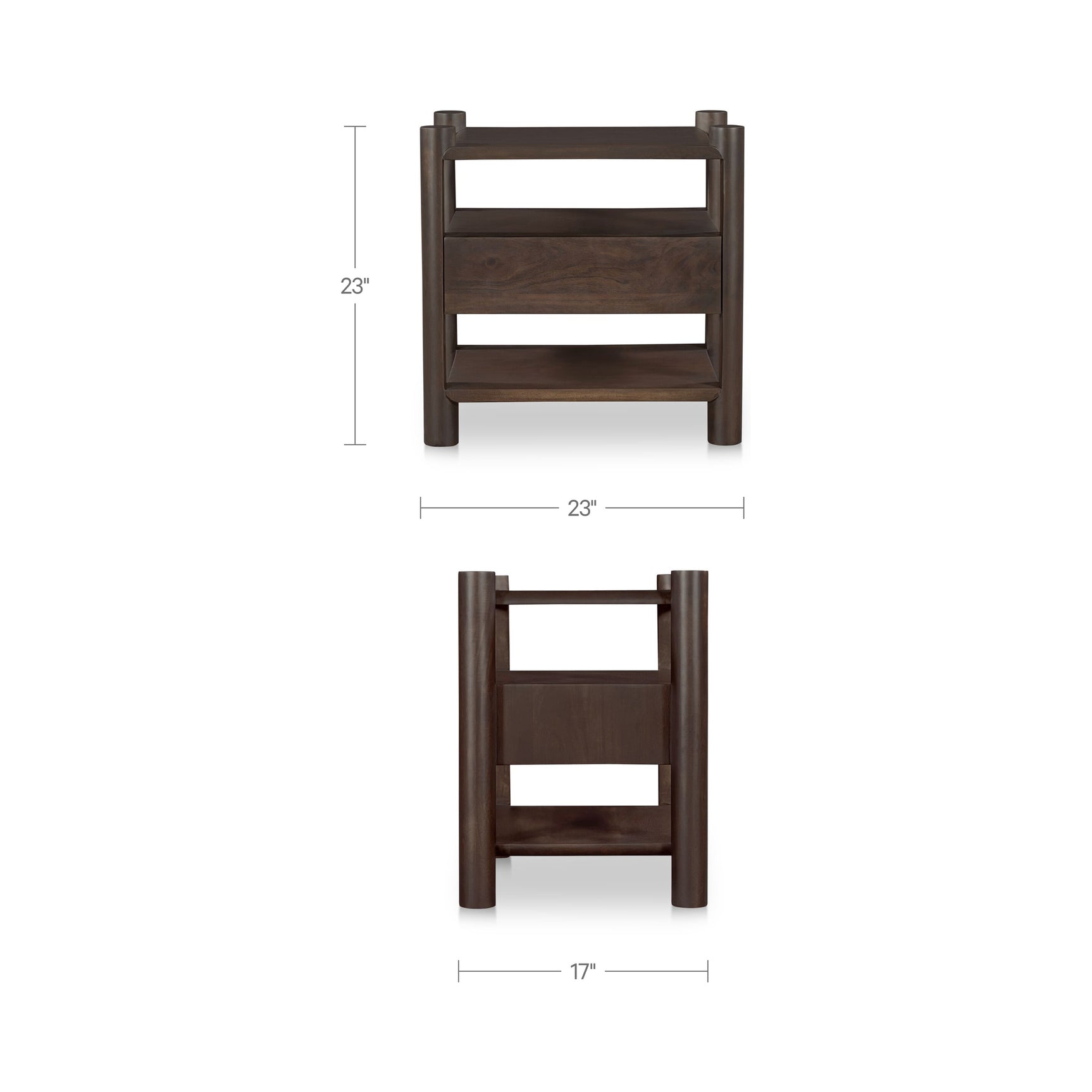 Devin Brown Nightstand