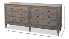 La Cercle Black Sideboard - Ornate Home