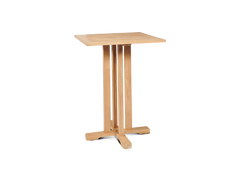 La Costa 3-Piece Teak Outdoor Square Bar Dining Set - Ornate Home