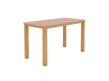 La Costa 5-Piece Teak Outdoor Counter Height Dining Set - Ornate Home