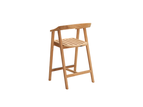 La Costa 5-Piece Teak Outdoor Counter Height Dining Set - Ornate Home