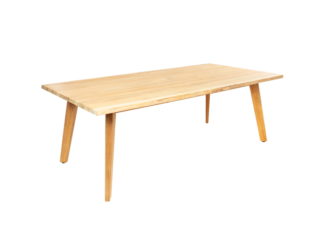 La Costa 84-inch Rectangular Teak Outdoor Wide-plank Dining Table - Ornate Home