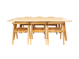 La Costa 84-inch Rectangular Teak Outdoor Wide-plank Dining Table - Ornate Home