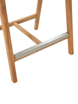 La Costa Teak Outdoor Barrel Back Counter Height Armchair - Ornate Home