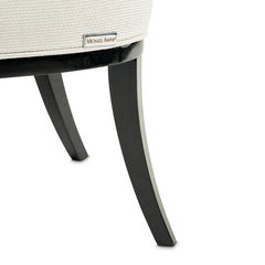 La Francaise Black Ice/Café Accent Chair - Ornate Home