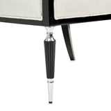 La Francaise Black Ice/Café Accent Chair - Ornate Home