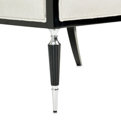 La Francaise Black Ice/Café Accent Chair - Ornate Home
