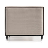 La Francaise Black Ice/Café Armless Accent Chair - Ornate Home
