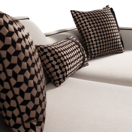 La Francaise Black Ice/Café Mansion Sofa - Ornate Home
