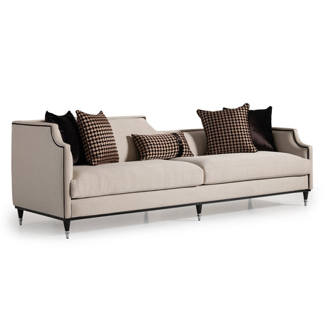 La Francaise Black Ice/Café Mansion Sofa - Ornate Home