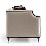 La Francaise Black Ice/Café Mansion Sofa - Ornate Home