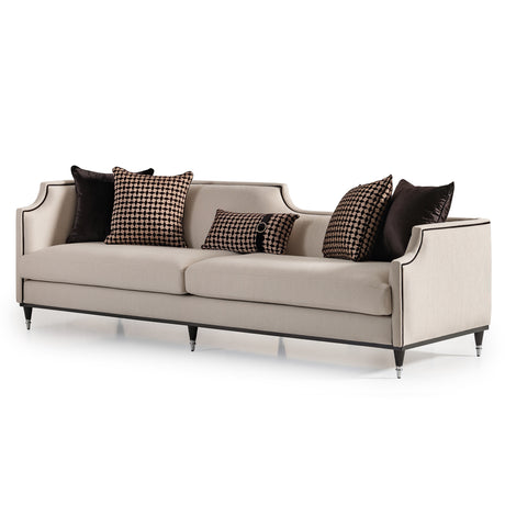 La Francaise Black Ice/Café Mansion Sofa - Ornate Home
