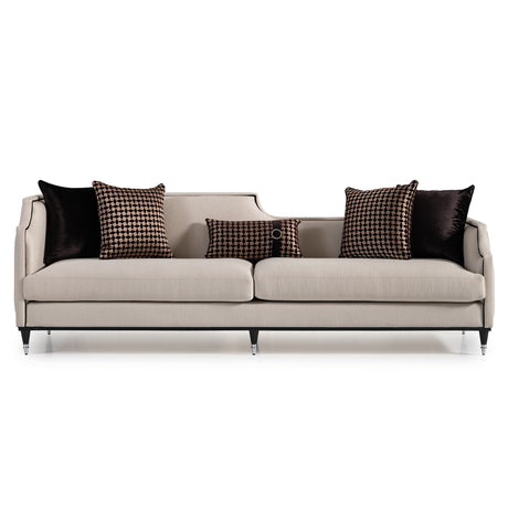 La Francaise Black Ice/Café Mansion Sofa - Ornate Home