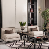 La Francaise Black Ice Nesting Tables (Set of 3) - Ornate Home