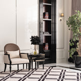 La Francaise Black Ice Nesting Tables (Set of 3) - Ornate Home