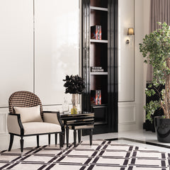 La Francaise Black Ice Nesting Tables (Set of 3) - Ornate Home